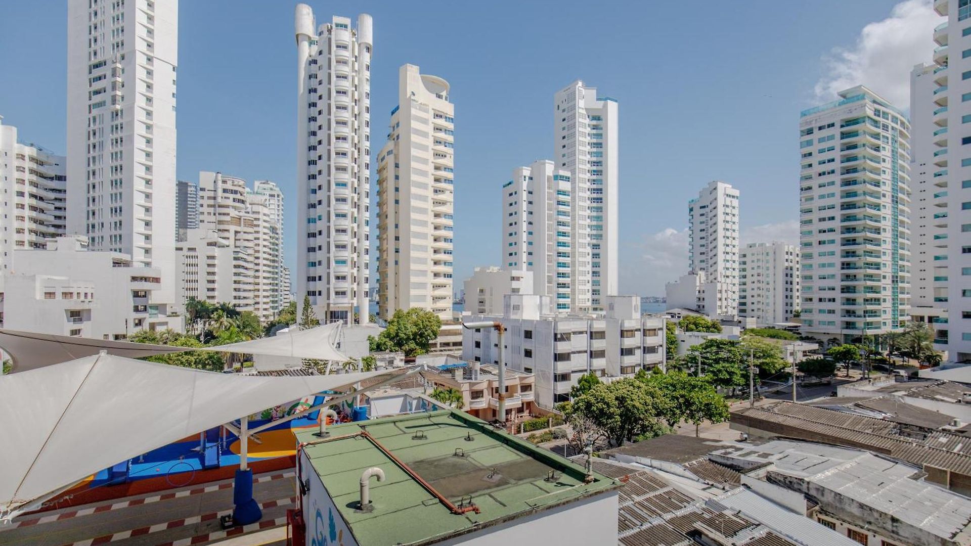 Amplia Con Vista Al Mar Y Bano Privado Homestay Cartagena