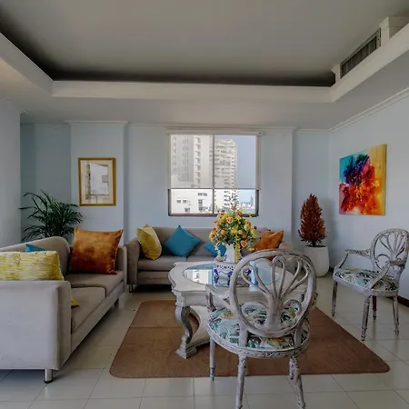 Amplia Habitación Con Vista Al Mar Y Baño Privado * Cartagena