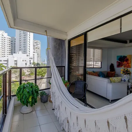 Amplia Habitación Con Vista Al Mar Y Baño Privado Cartagena