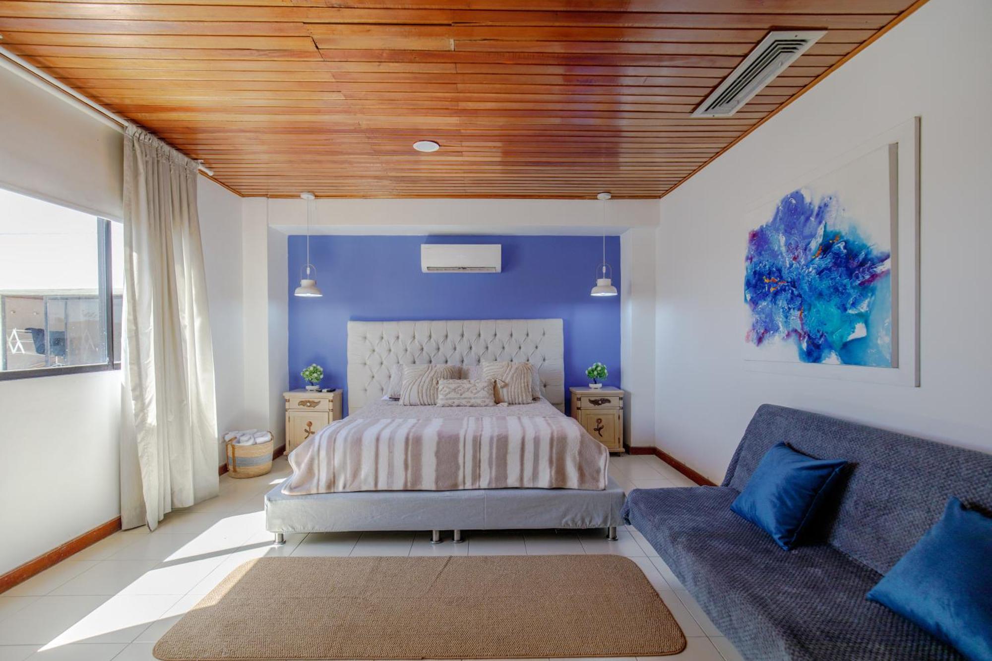 Amplia Habitación Con Vista Al Mar Y Baño Privado Cartagena